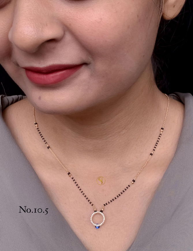 11 AD Diamond Designer Regular Wear Mangalsutra Manufacturers
